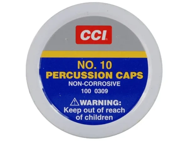 Buy CCI Percussion Caps #10 Box of 1000 (10 Cans of 100) Online