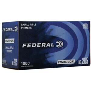 Federal Premium Champion Centerfire .205 Primers Small Rifle, 1000/ct