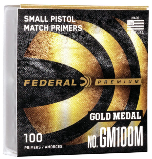 Buy Federal Premium Gold Medal Small Pistol Match Primers #100M Online