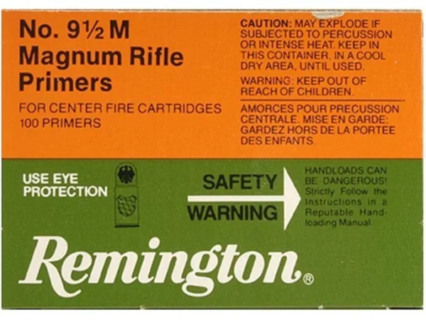 Buy Remington Large Rifle Magnum Primers #9-1/2M Box of 1000 (10 Trays of 100) Online