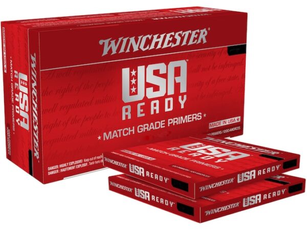Buy Winchester USA Ready Large Rifle Match Primers Box of 1000 (10 Trays of 100)